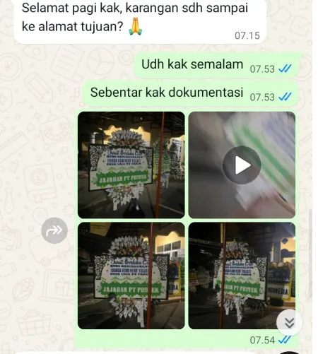Pengiriman Papan Bunga Selamat Graha Bhakti Budaya