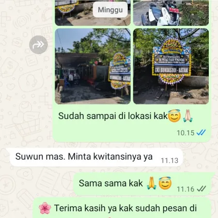 Pengiriman Papan Bunga Duka Graha Bhakti Budaya