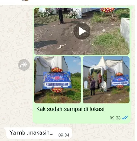 Pengiriman Karangan Bunga Graha Bhakti Budaya
