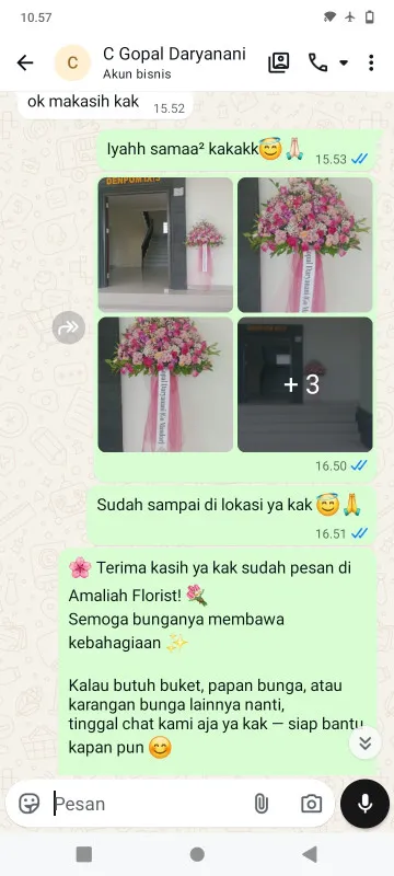 Pengiriman Karangan Bunga Graha Bhakti Budaya